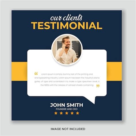 Men's Clothing Store Testimonials Banner